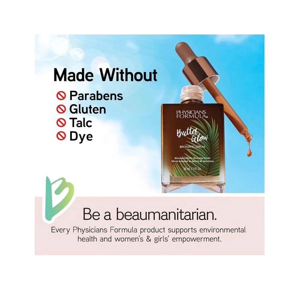 New Physicians Formula Butter Glow‎ Bronzing Serum Sunkissed Glow Face Makeup